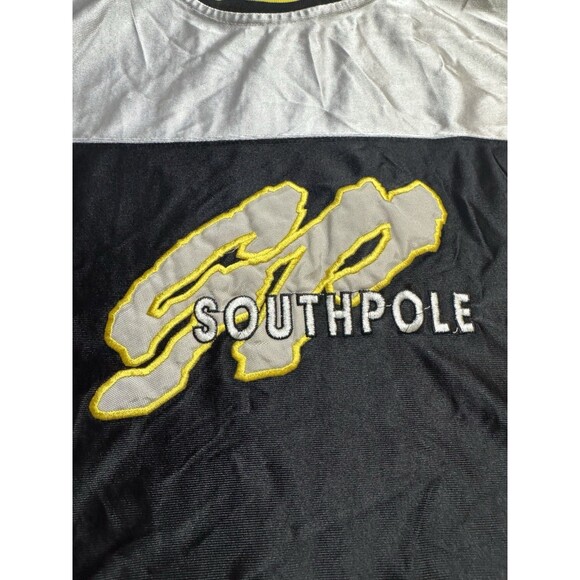 Vintage Y2K Southpole Jersey Shirt Embroidered Yellow Men’s 2XL *PLEASE READ* - Picture 3 of 6